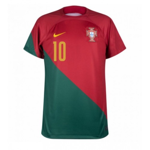 Portugal Bernardo Silva #10 Replica Home Stadium Shirt World Cup 2022 Short Sleeve